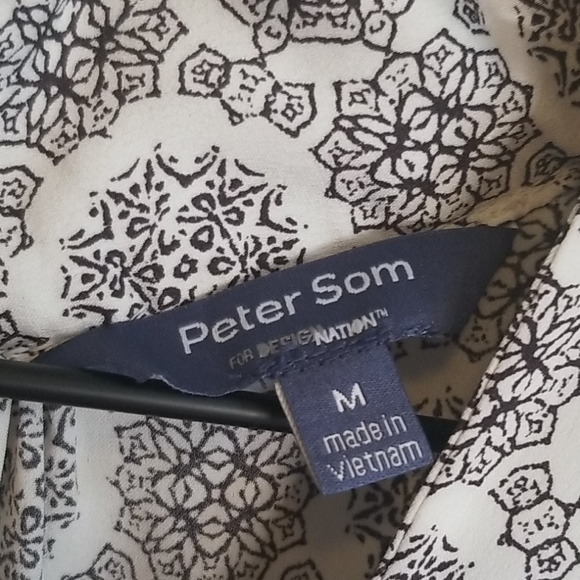 Peter Som Sleeveless Mixed Pattern Shift Dress - Picture 8 of 10